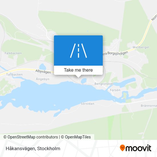 Håkansvägen map