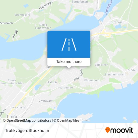 Trafikvägen map