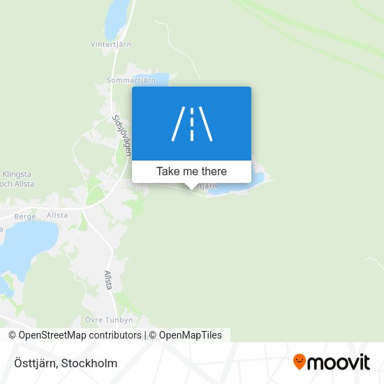 Östtjärn map