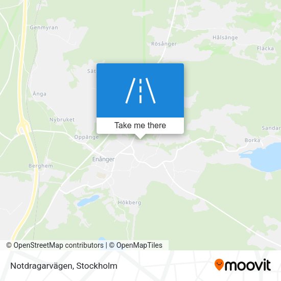 Notdragarvägen map