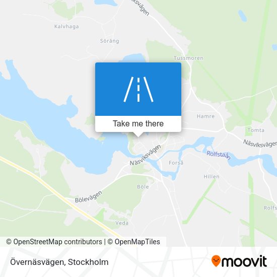 Övernäsvägen map