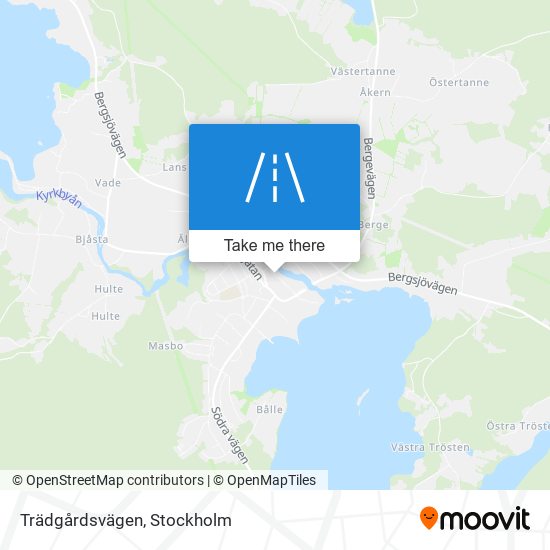 Trädgårdsvägen map