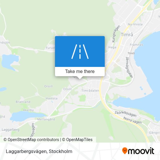 Laggarbergsvägen map