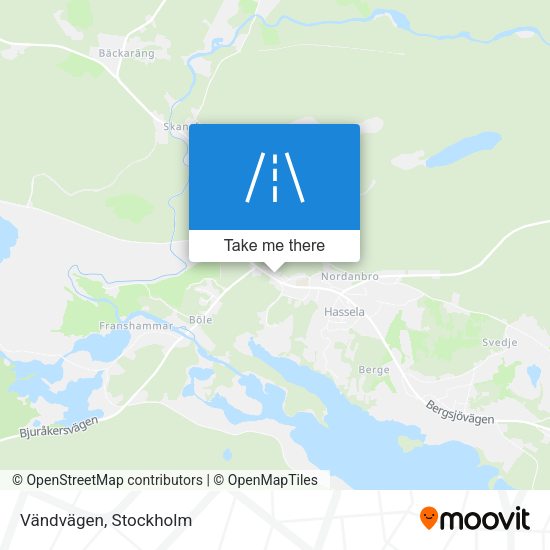 Vändvägen map