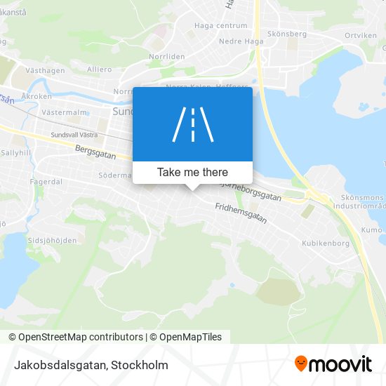 Jakobsdalsgatan map