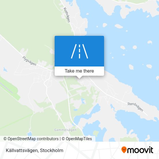 Källvattsvägen map