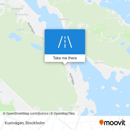 Kustvägen map