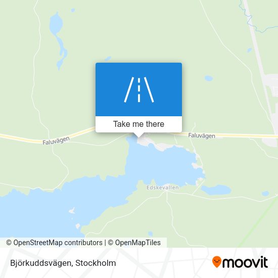 Björkuddsvägen map