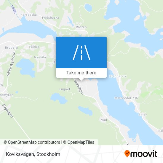 Köviksvägen map