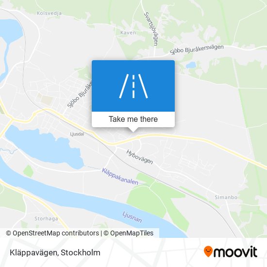 Kläppavägen map