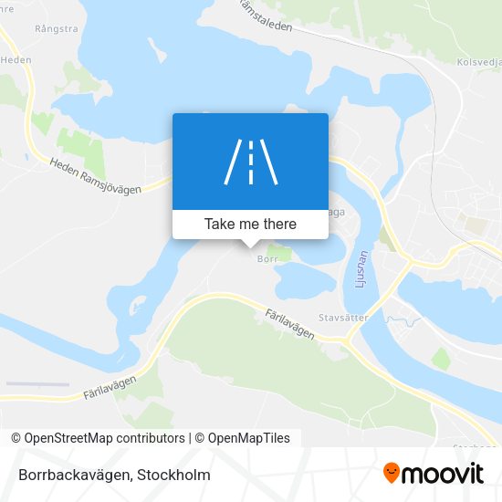 Borrbackavägen map