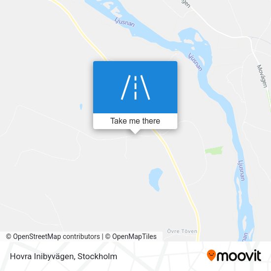 Hovra Inibyvägen map