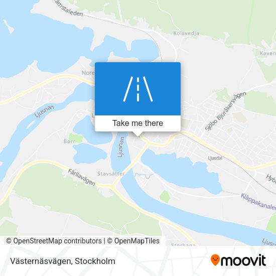 Västernäsvägen map