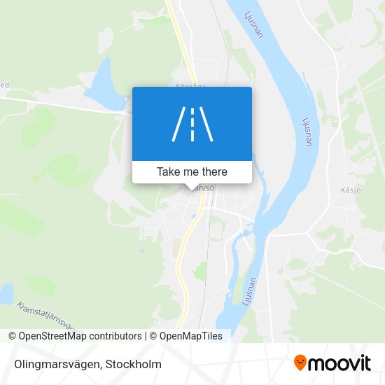Olingmarsvägen map