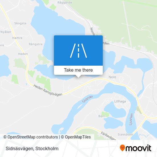 Sidnäsvägen map
