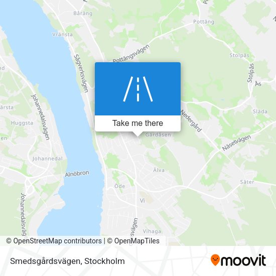Smedsgårdsvägen map