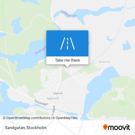 Sandgatan map