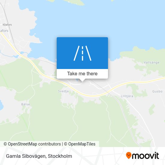 Gamla Sibovägen map