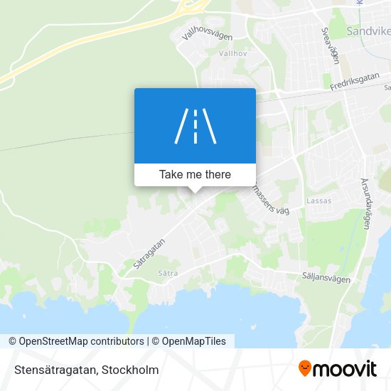 Stensätragatan map