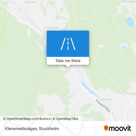 Klensmedsvägen map