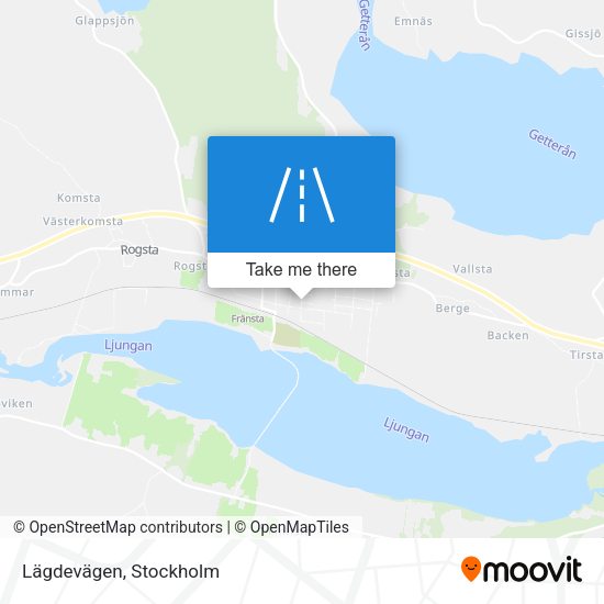 Lägdevägen map