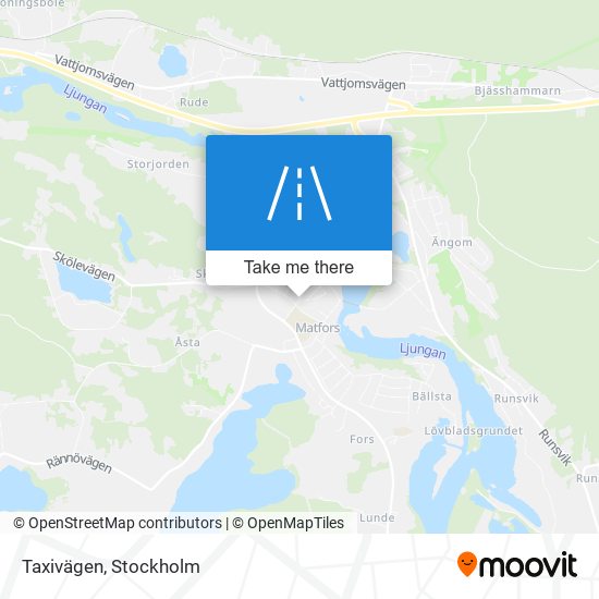 Taxivägen map