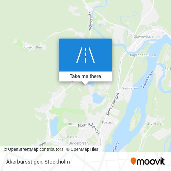 Åkerbärsstigen map