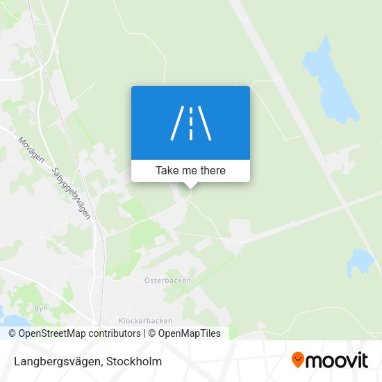 Langbergsvägen map