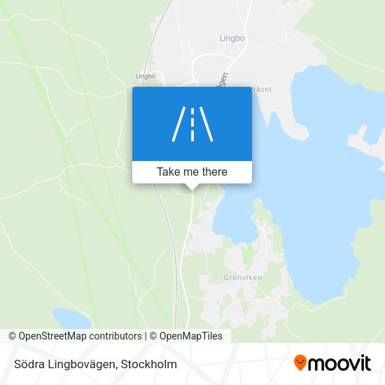 Södra Lingbovägen map