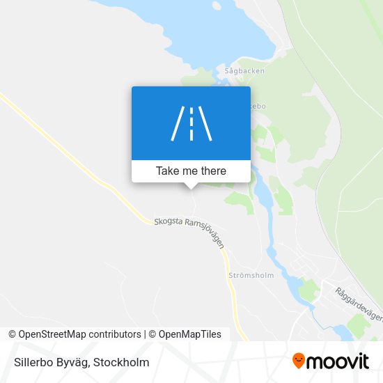Sillerbo Byväg map
