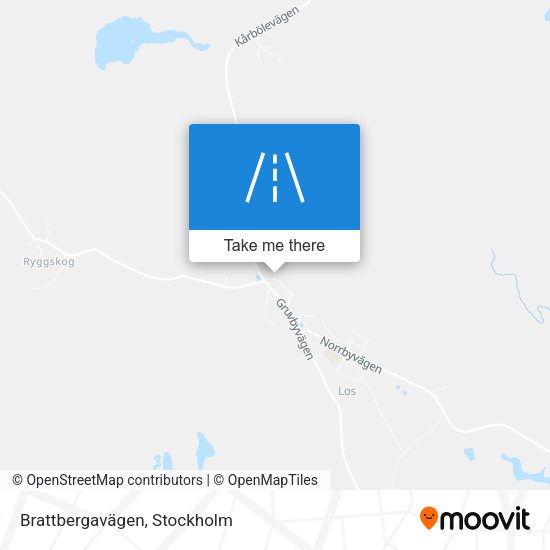 Brattbergavägen map