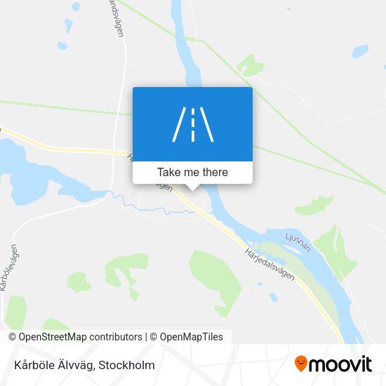 Kårböle Älvväg map