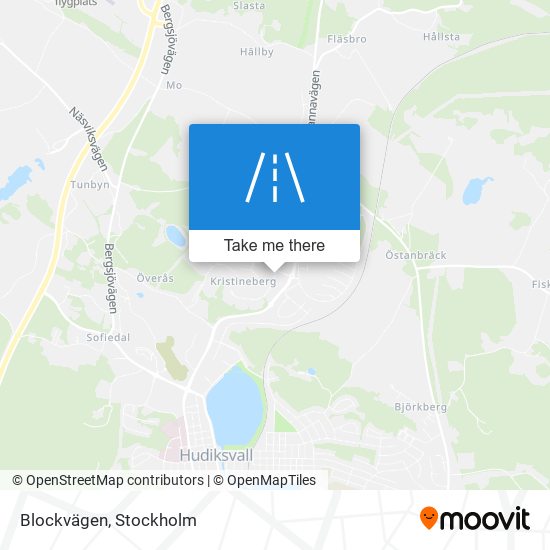 Blockvägen map