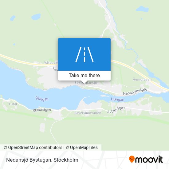 Nedansjö Bystugan map
