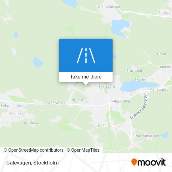 Gälevägen map