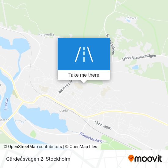 Gärdeåsvägen 2 map