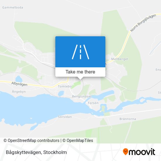 Bågskyttevägen map