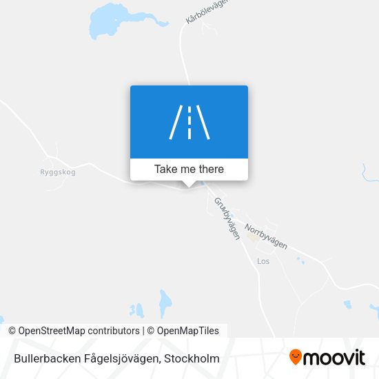 Bullerbacken Fågelsjövägen map