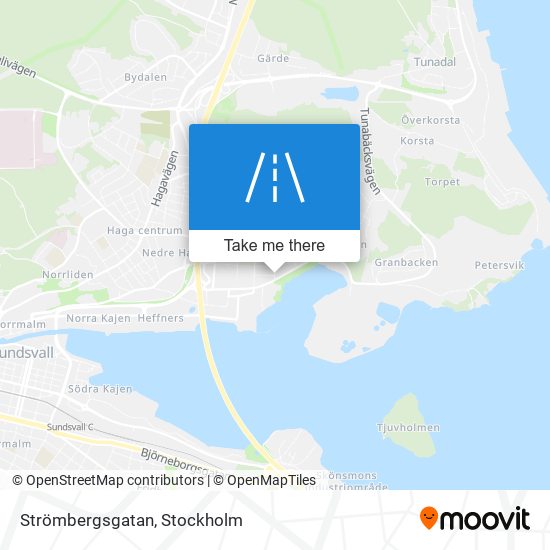 Strömbergsgatan map