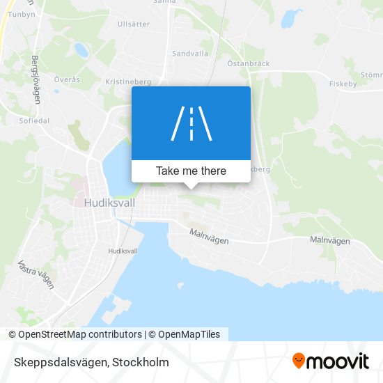 Skeppsdalsvägen map