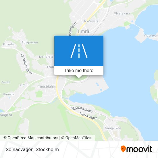 Solnäsvägen map