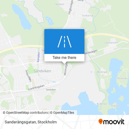 Sanderängsgatan map