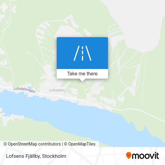Lofsens Fjällby map