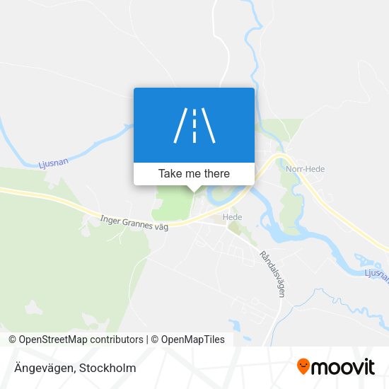 Ängevägen map