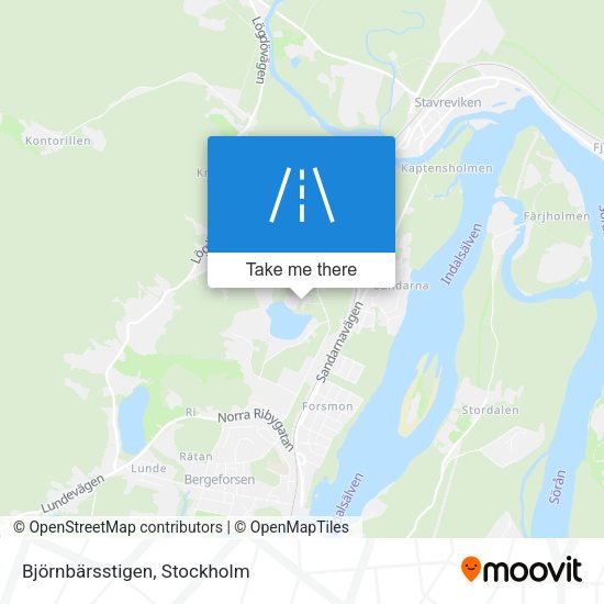 Björnbärsstigen map