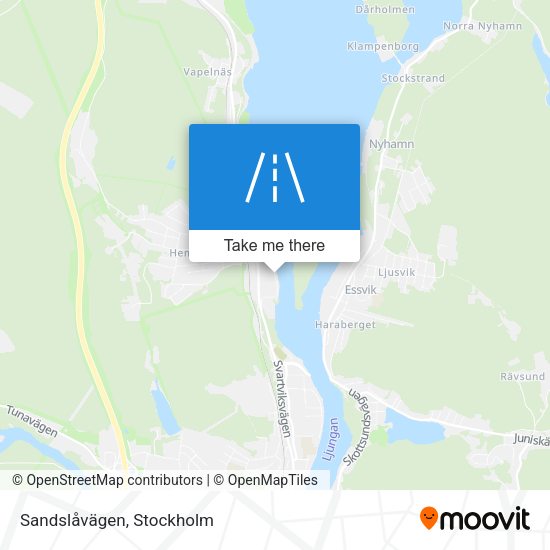 Sandslåvägen map