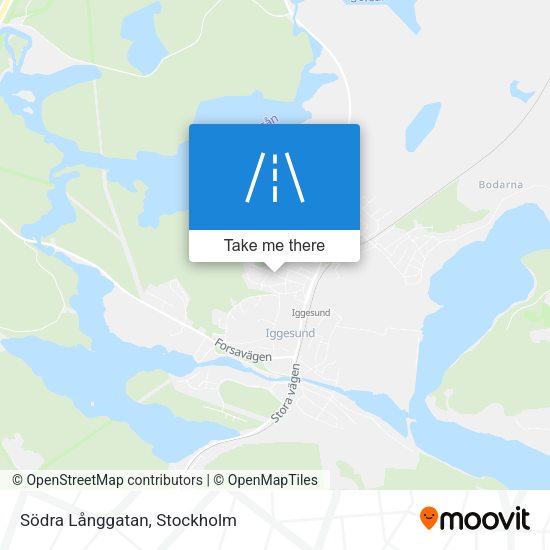 Södra Långgatan map