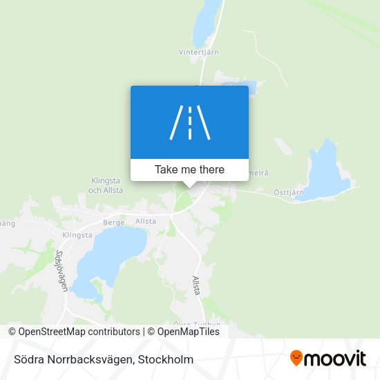 Södra Norrbacksvägen map