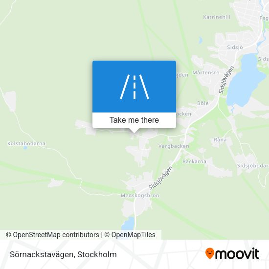 Sörnackstavägen map