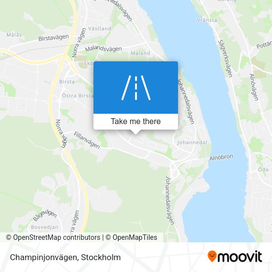 Champinjonvägen map